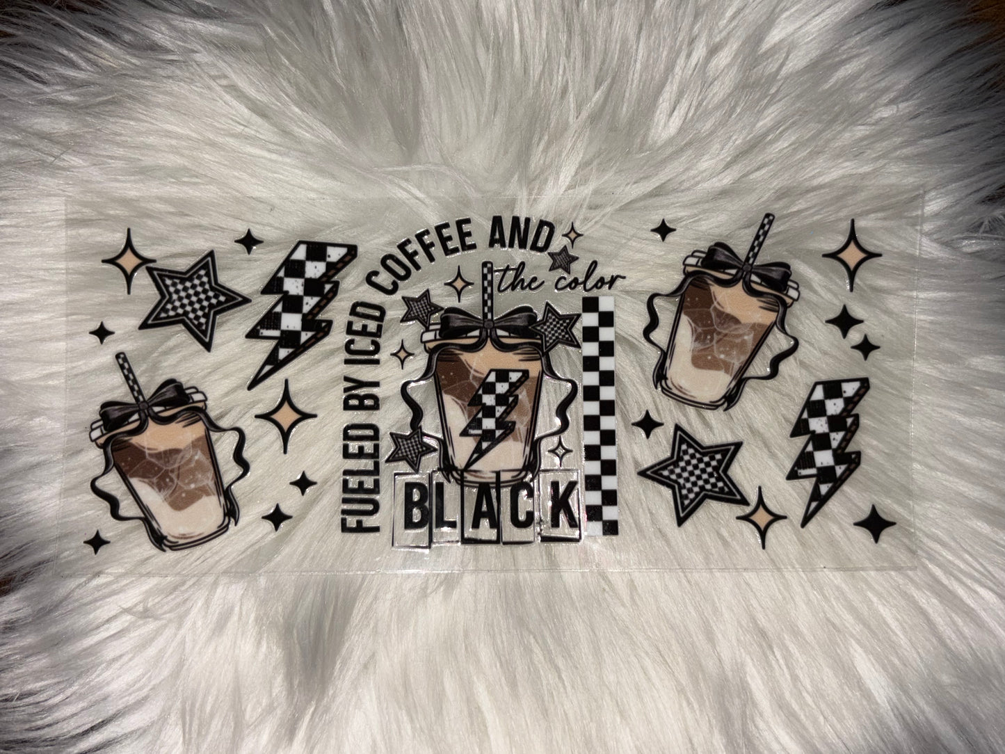 ICED COFFEE & BLACK