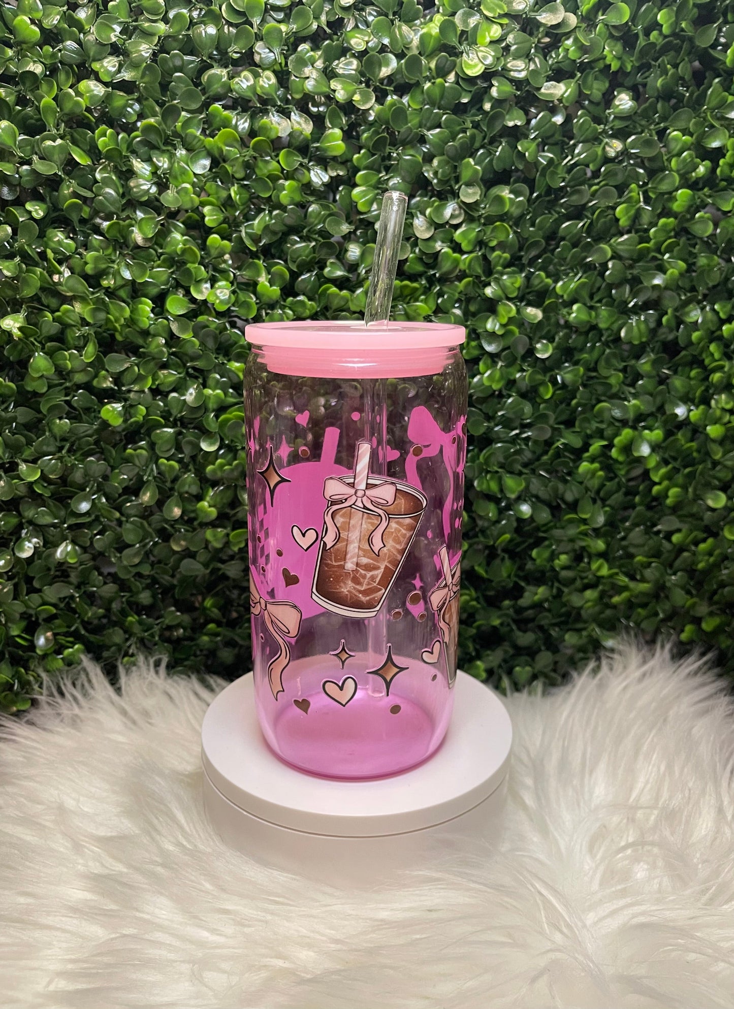 160z MORNING BREW COQUETTE GLASS CUP