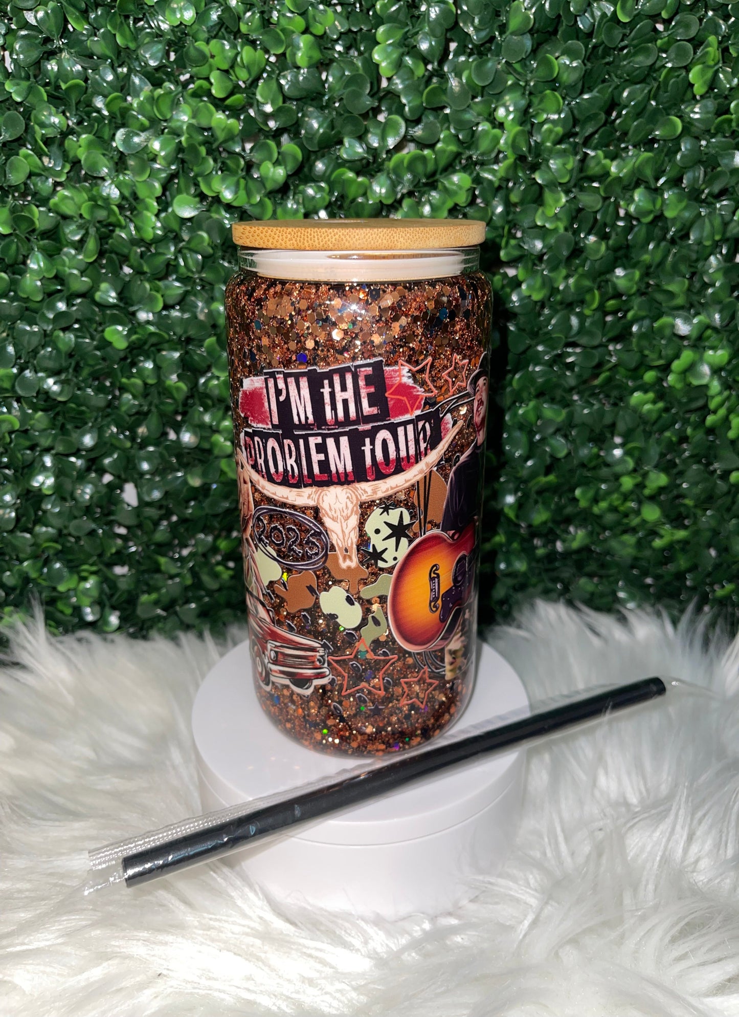 16oz IM THE PROBLEM TOUR SNOWGLOBE CUP