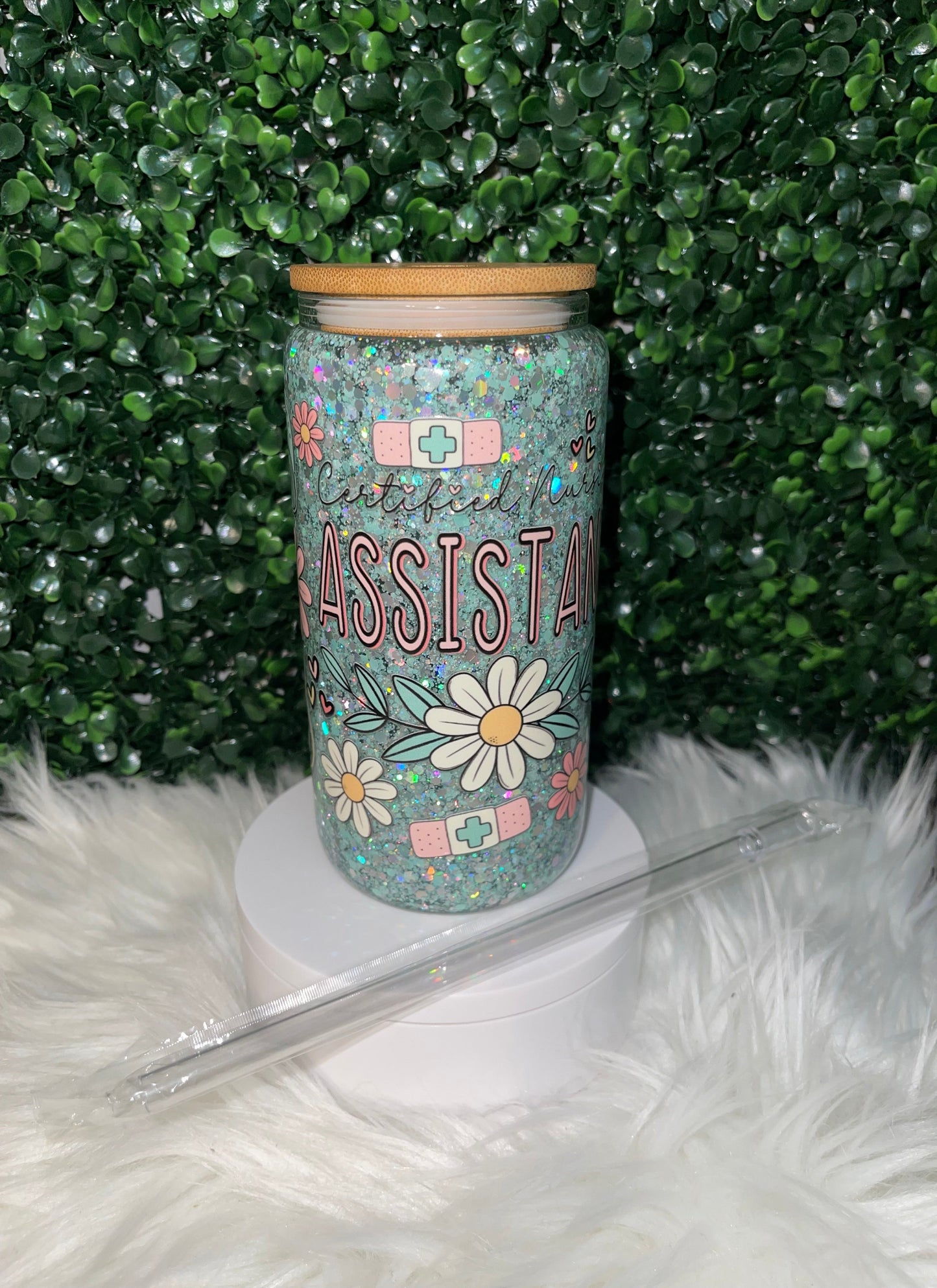 16oz CERTIFIED NURSING ASSISTANT SNOWGLOBE CUP