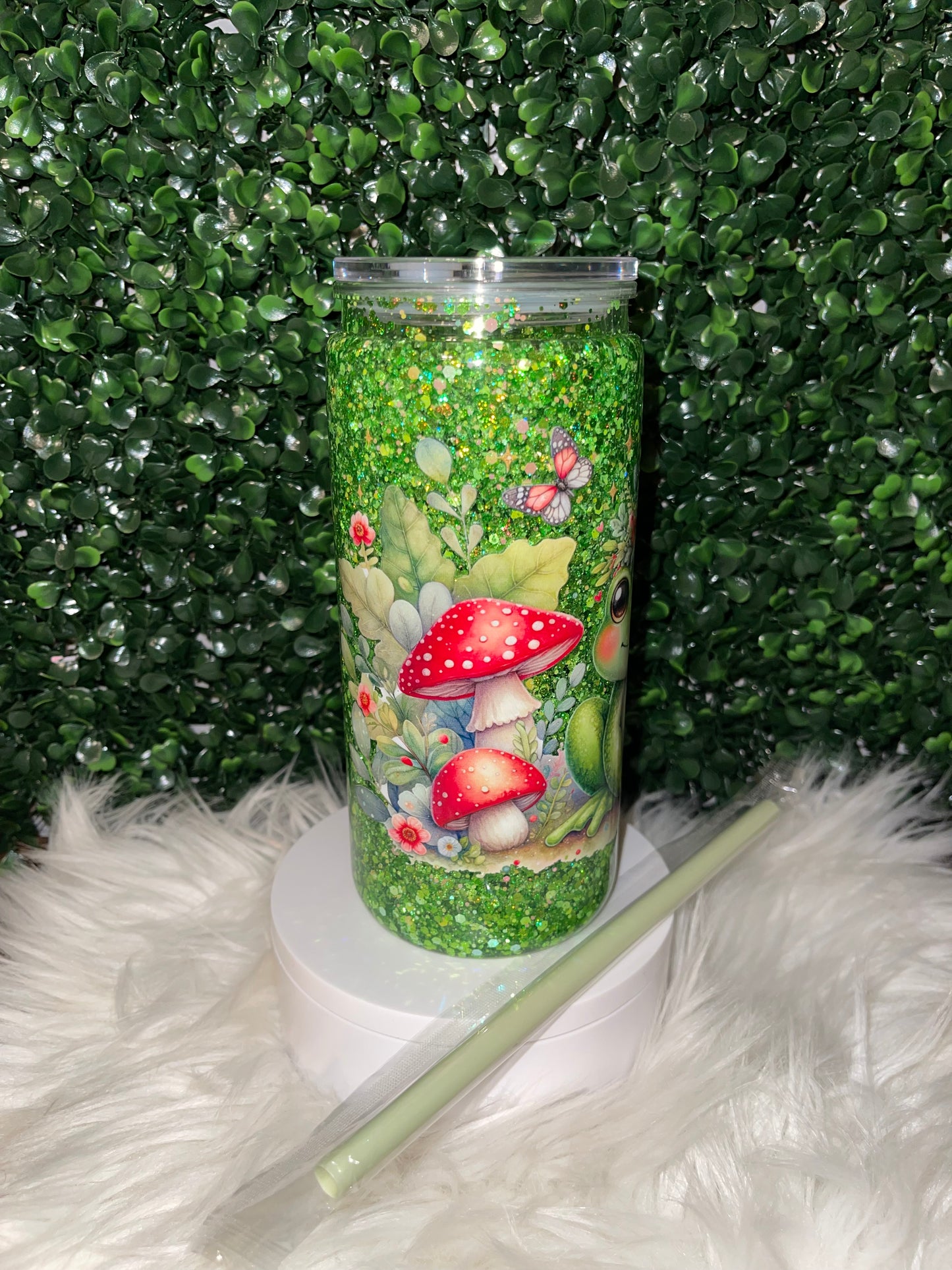 20oz FROG SNOWGLOBE CUP