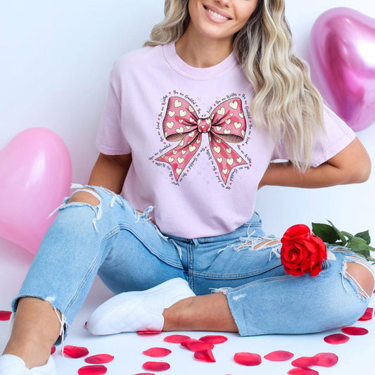 VALENTINE'S BOW T-SHIRT