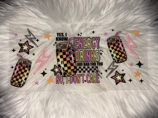 CHECKERED ENERGY DRINKS