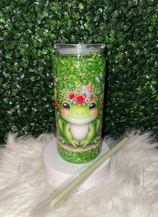 20oz FROG SNOWGLOBE CUP