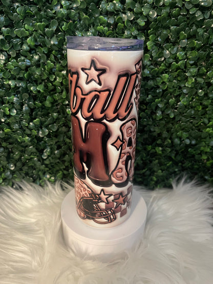 FOOTBALL MAMA (20oz) TUMBLER